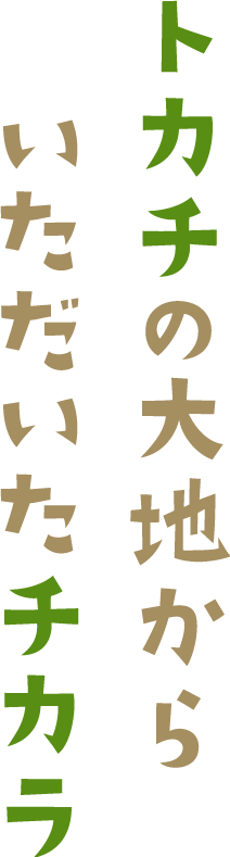 トカチの大地からいただいたチカラ